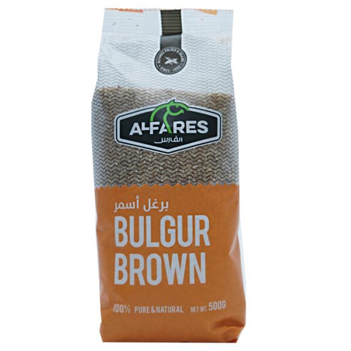 Al Fares Bulgur Brown 500g - Available at Alosra Online Supermarket