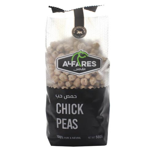 Al Fares Chick Peas 500g - Available at Alosra Online Supermarket