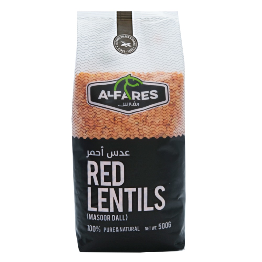 Al Fares Masoor Dal 500g - Available at Alosra Online Supermarket