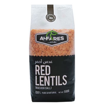 Al Fares Masoor Dal 500g - Available at Alosra Online Supermarket
