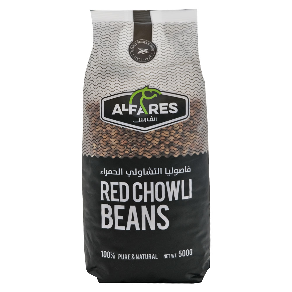 Al Fares Red Chowli Beans 500g - Available at Alosra Online Supermarket
