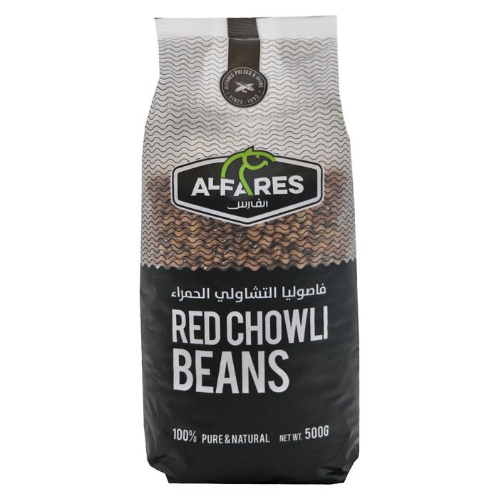 Al Fares Red Chowli Beans 500g - Available at Alosra Online Supermarket