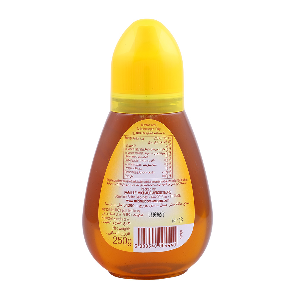 Lune De Miel Pure Bee Squeezy Honey 250g back image