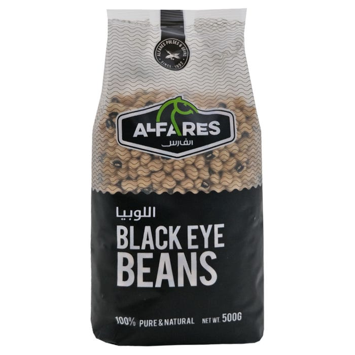 Al Fares Black Eye Beans 500g - Available at Alosra Online Supermarket