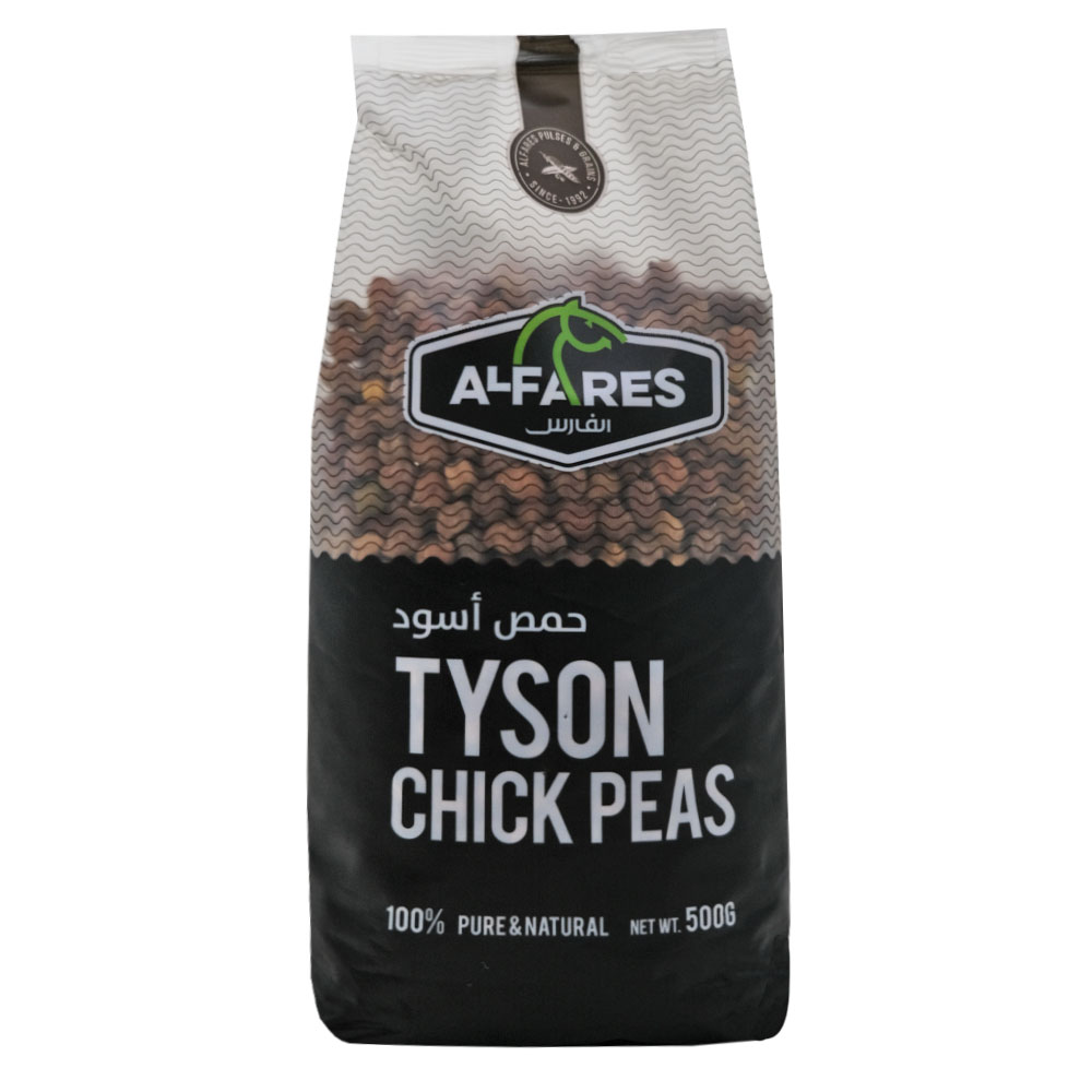 Al Fares Tyson Chick Peas 500g - Available at Alosra Online Supermarket