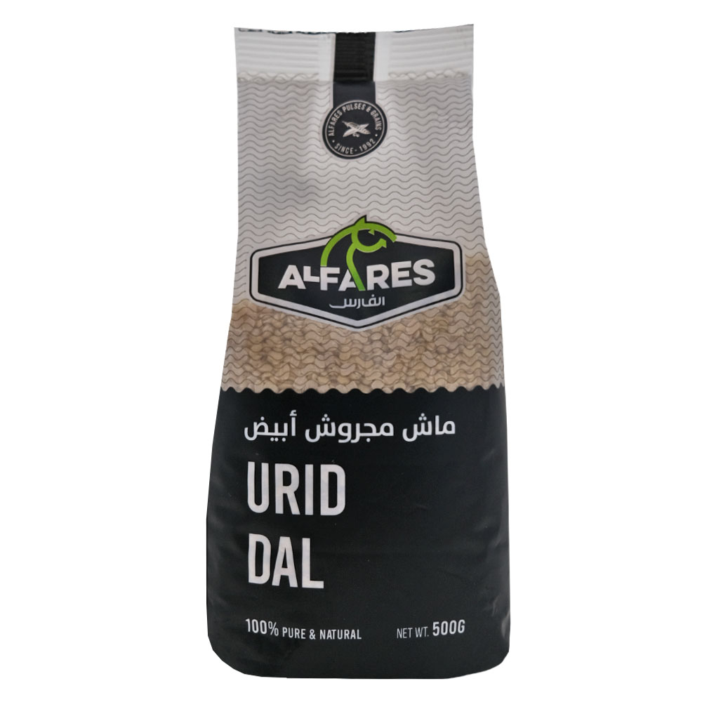 Al Fares Urid Dal 500g - Available at Alosra Online Supermarket