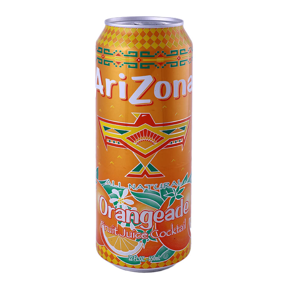 Arizona Orangeade Fruit Juice Cocktail 650ml - Available at Alosra Online Supermarket