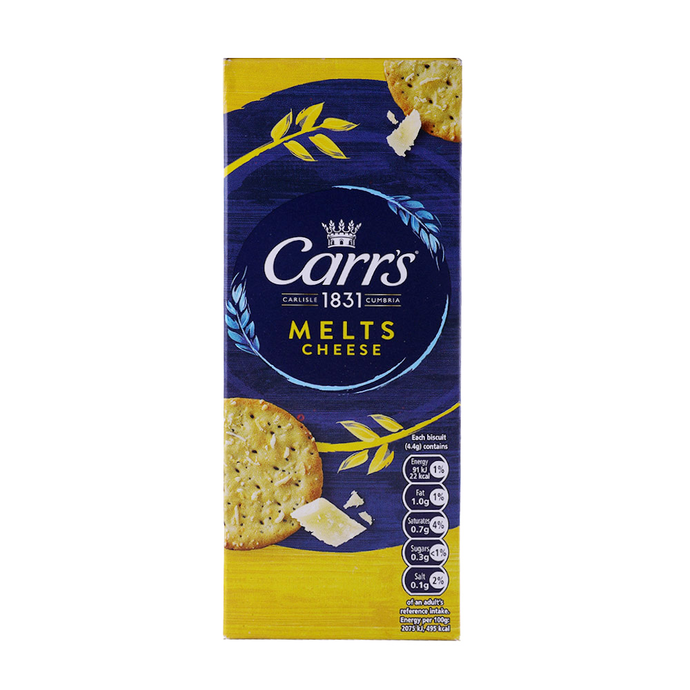 Carr's Melts Cheese Biscuits 150g - Available at Alosra Online Supermarket