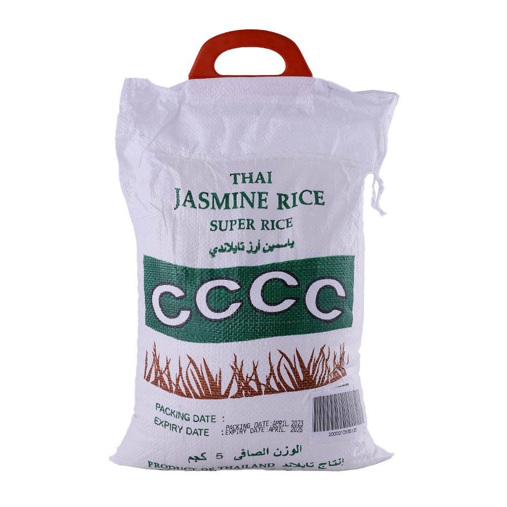 CCCC Thai Jasmine Rice 5Kg back image