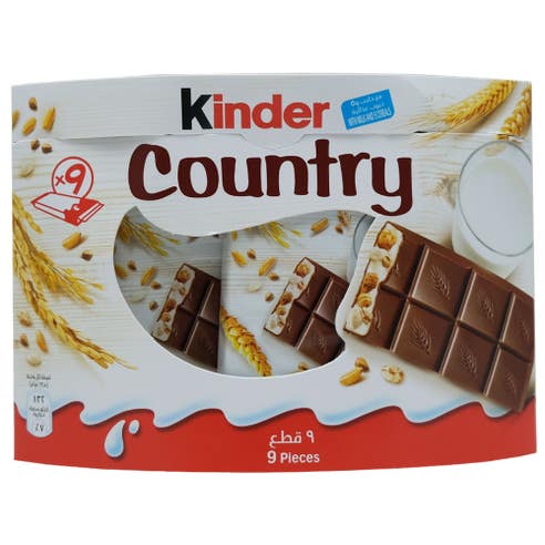 Kinder Chocolate With Cereals 211.5g [9's] - Available at Alosra Online Supermarket