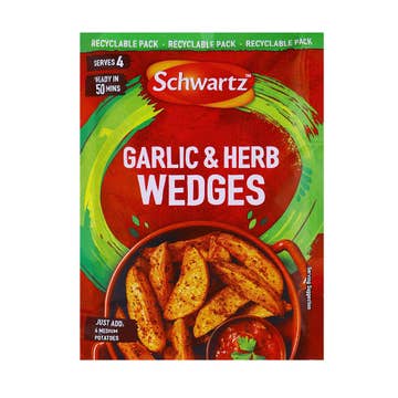 Schwartz Garlic & Herb Wedges 38g - Available at Alosra Online Supermarket
