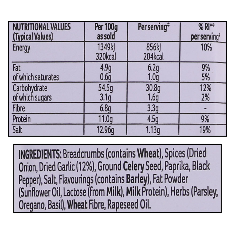 Schwartz Garlic & Herb Wedges 38g right side image