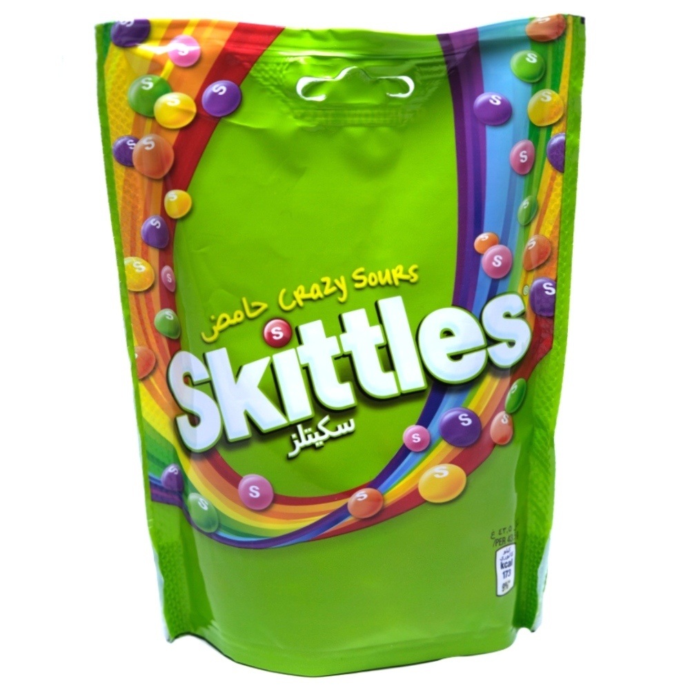 Skittles Crazy Sours Pouch 174g - Available at Alosra Online Supermarket