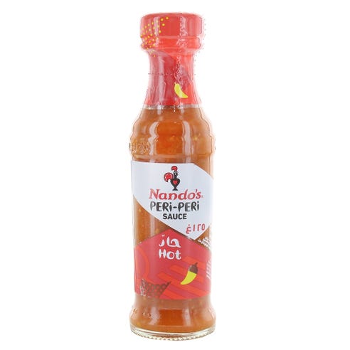 Nando's Peri-Peri Sauce Hot 125g - Available at Alosra Online Supermarket
