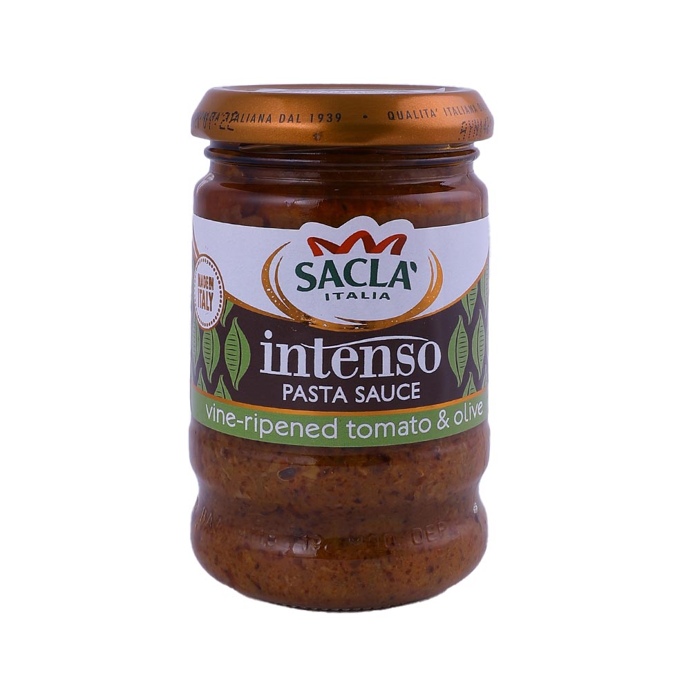 Sacla Olive & Tomato Sauce 190g - Available at Alosra Online Supermarket