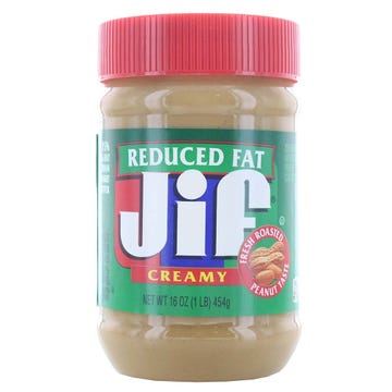 Jif Reduced Fat Creamy Peanut Butter 454g - Available at Alosra Online Supermarket