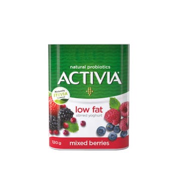 Activia Mixed Berry Low Fat Yoghurt 120g - Available at Alosra Online Supermarket