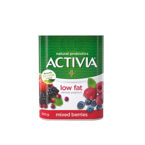 Activia Mixed Berry Low Fat Yoghurt 120g - Available at Alosra Online Supermarket