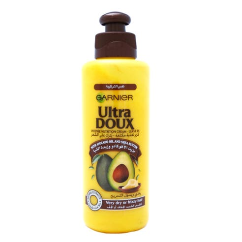 Garnier Ultra Doux Avocado Oil & Shea Butter Hair Cream 200ml - Available at Alosra Online Supermarket