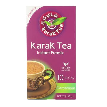 Karak Tea Unsweetened Cardamom Tea 14g [10 Pack] - Available at Alosra Online Supermarket