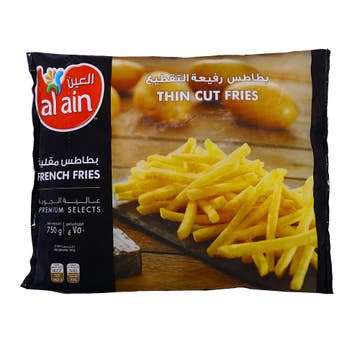 Al Ain Thin Cut French Fries 750g - Available at Alosra Online Supermarket