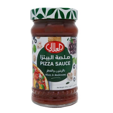 Al Alali Olive & Mushroom Pizza Sauce 320g - Available at Alosra Online Supermarket