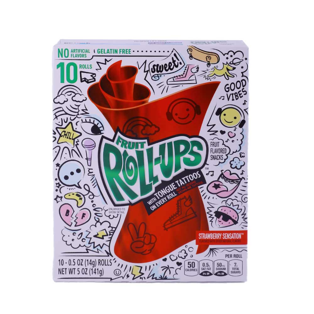 Betty Crocker Fruit Rollups Strawberry Flavoured 5Oz
