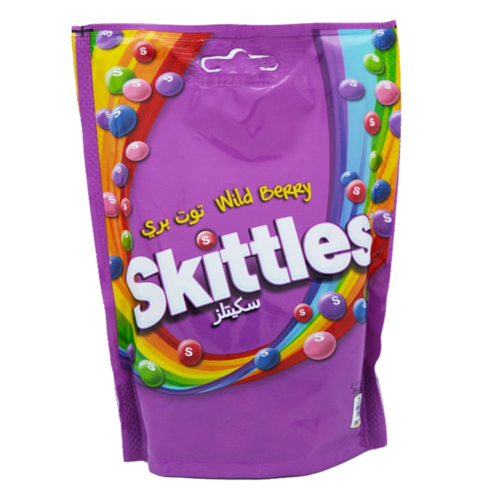 Skittles Wild Berry Pouch 174g - Available at Alosra Online Supermarket