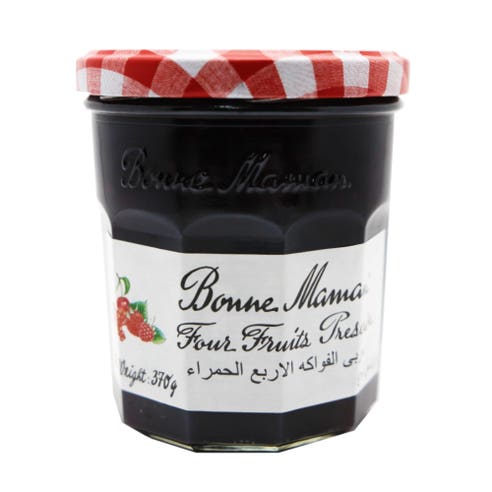 Bonne Maman Four Fruits Preserve 370g - Available at Alosra Online Supermarket