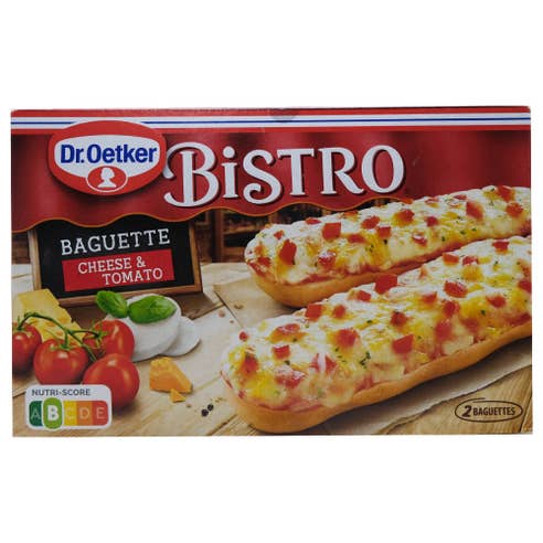 Dr. Oetker Bistro Cheese & Tomato Baguette 250g - Available at Alosra Online Supermarket