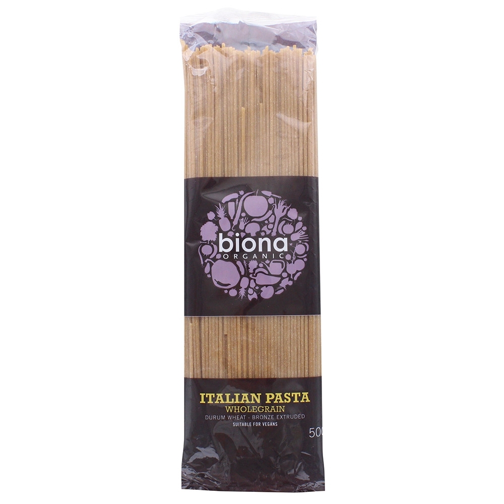 Biona Organic Whole Wheat Italian Pasta 500g - Available at Alosra Online Supermarket