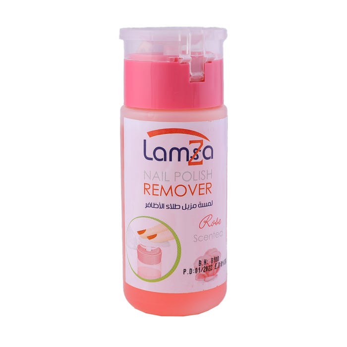Lamsa Rose Scented Nail Polish Remover 100ml - Available at Alosra Online Supermarket