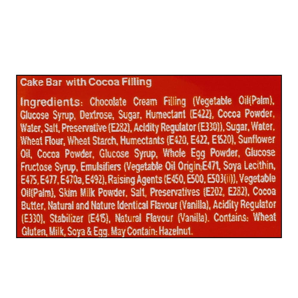 7D Cake Bar Choco 25g right side image