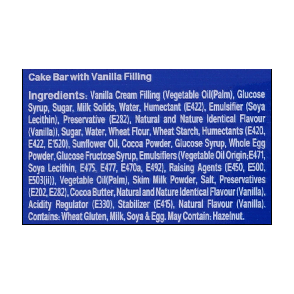 7D Cake Bar Mini Vanilla 25g right side image