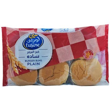 Lusine Plain Burger Buns 400g
