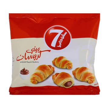7 Days Mini Croissant Chocolate Cream Filling 44g - Available at Alosra Online Supermarket