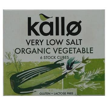 Kallo Organic Low Salt Vegetable Stock Cubes 60g