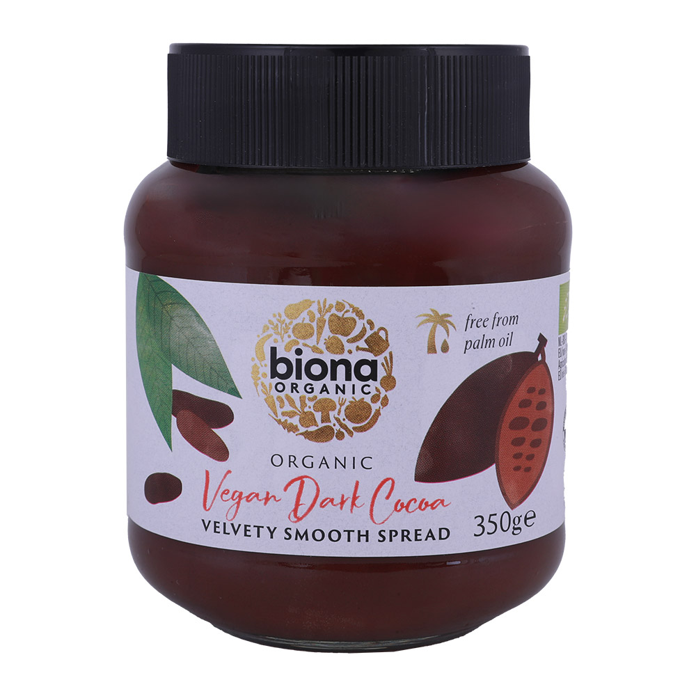 Biona Organic Dark Chocolate Spread 350g - Available at Alosra Online Supermarket