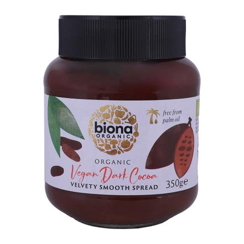 Biona Organic Dark Chocolate Spread 350g - Available at Alosra Online Supermarket