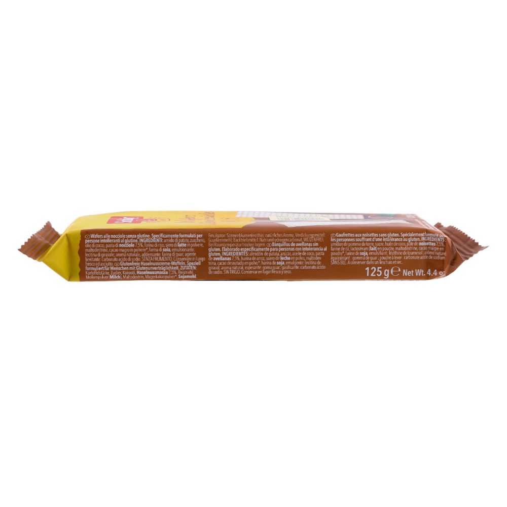 Schar Wafers Alle Nocciole Hazelnut Wafers 125g back image
