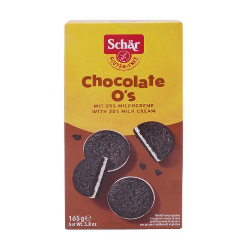 Schar Chocolate O's Cookies 165g 
