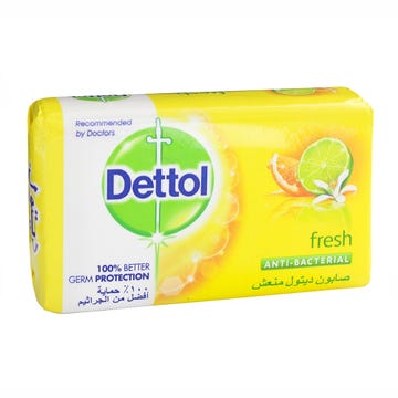 Dettol Anti Bacterial Fresh Bar Soap 165g - Available at Alosra Online Supermarket
