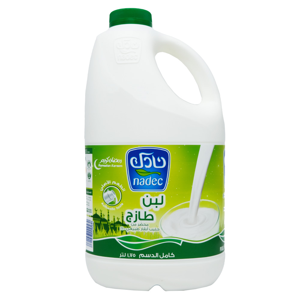 Nadec Full Fat Fresh Laban 1.75L back image
