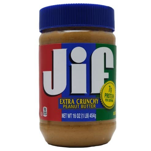 Jif Extra Crunchy Peanut Butter 454g - Available at Alosra Online Supermarket
