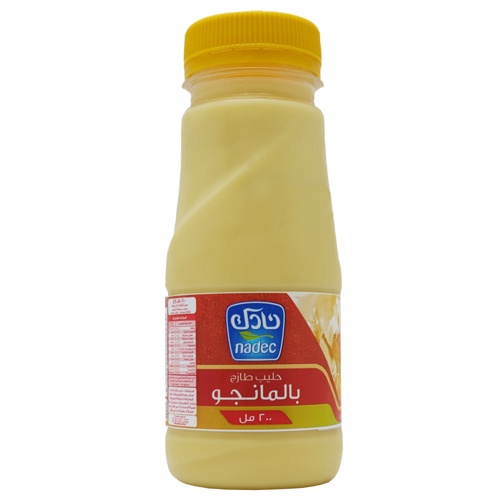 Nadec Mango Milk 200ml back image