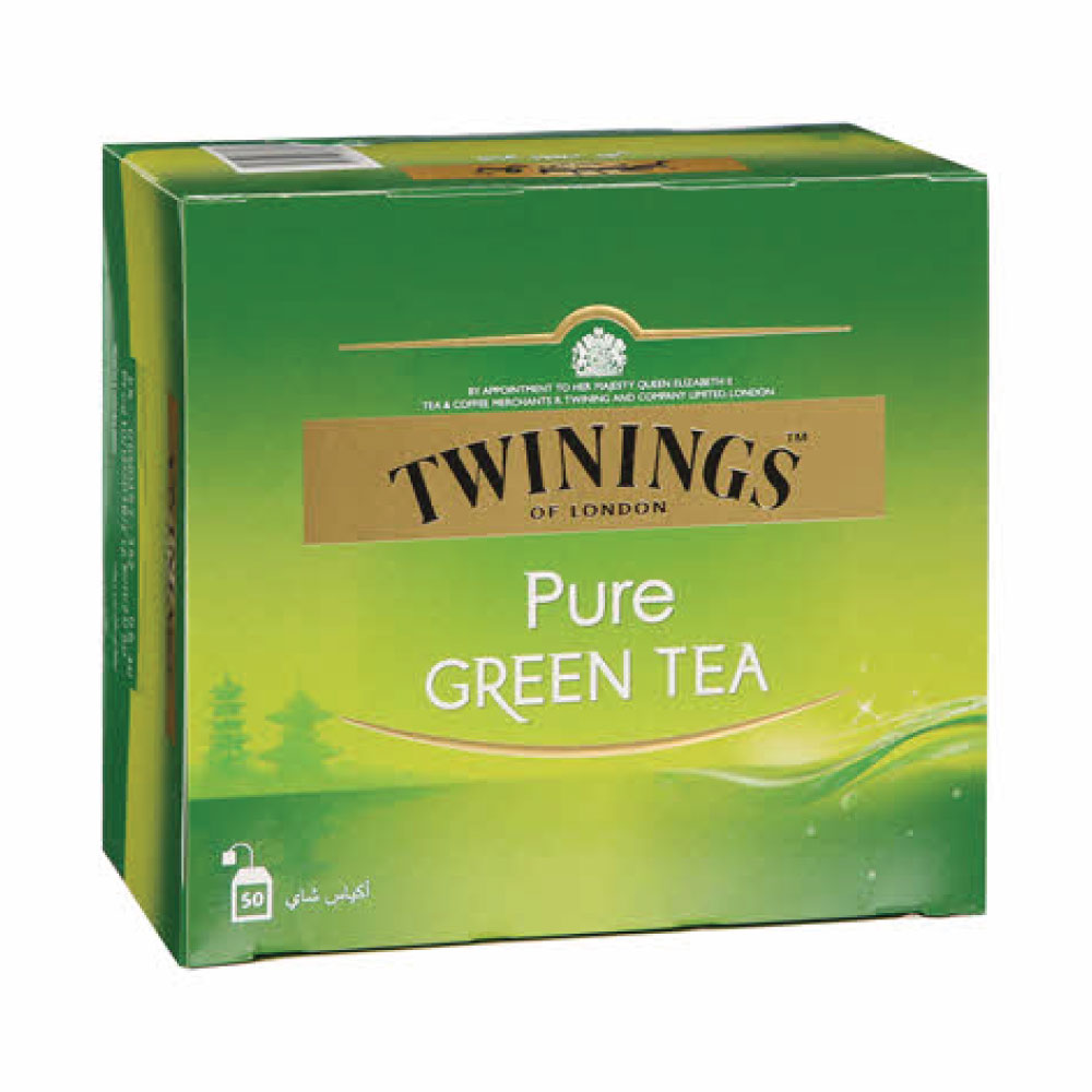 Twinings Pure Green Tea 50's - Available at Alosra Online Supermarket