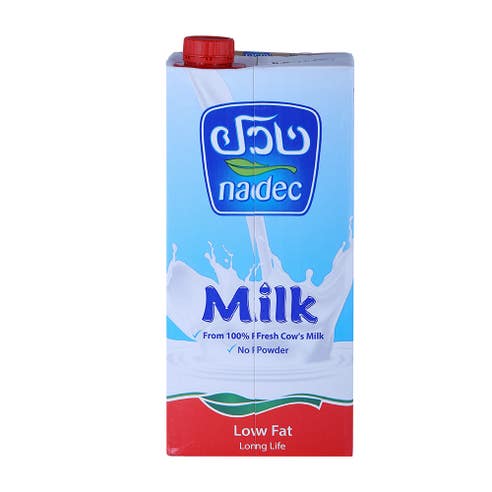 Nadec UHT Long Life Low Fat Milk 1L - Available at Alosra Online Supermarket