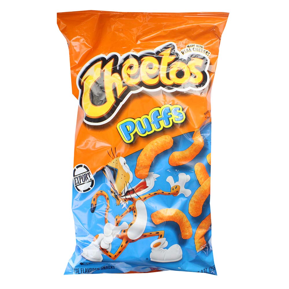 Cheetos Corn Puffs Snack 9oz - Available at Alosra Online Supermarket