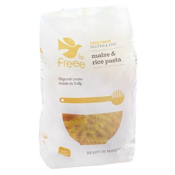 Doves Farm Organic Maize & Rice Fusilli 500g - Available at Alosra Online Supermarket