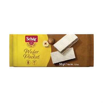 Schar Hazelnut Pocket Wafer 50g - Available at Alosra Online Supermarket